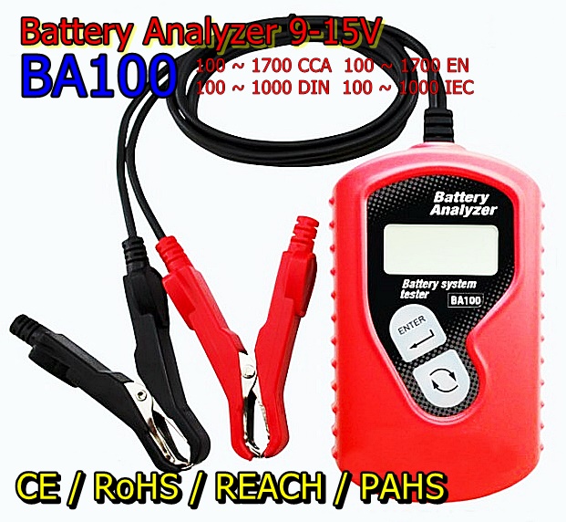 เครื่องวัดค่าแบตเตอรี่ CCA BA100